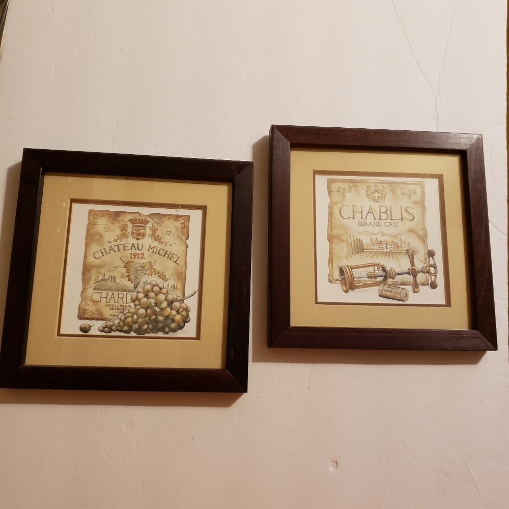 Framed prints by Richard Henson, set of 2